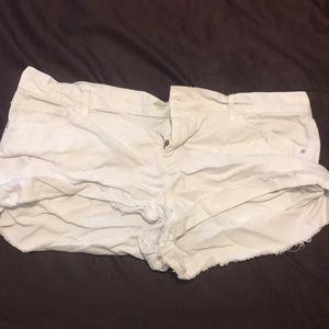 White old navy shorts